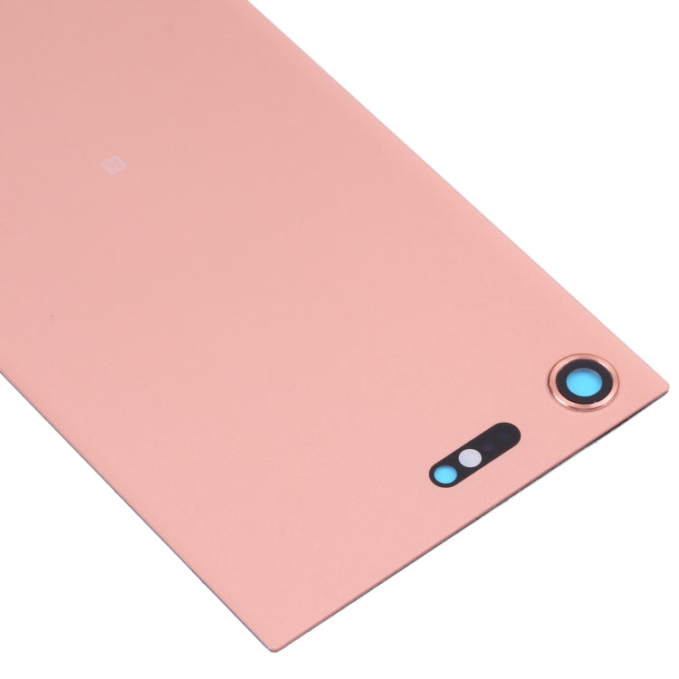 Original Battery Back Cover with Camera Lens for Sony Xperia XZ Premium(Pink) - Back Cover by PMC Jewellery | Online Shopping South Africa | PMC Jewellery | Buy Now Pay Later Mobicred