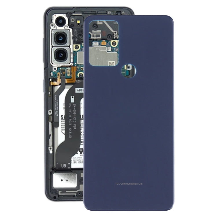 For Alcatel 1V 2021 6002A 6002D Battery Back Cover with Camera Lens  (Blue) - Back Cover by PMC Jewellery | Online Shopping South Africa | PMC Jewellery | Buy Now Pay Later Mobicred