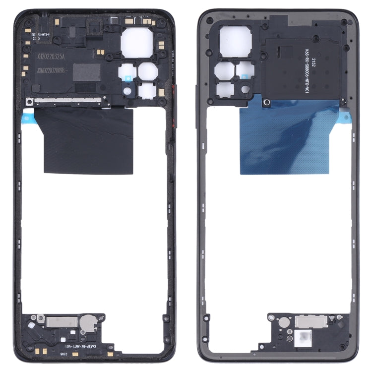 Original Middle Frame Bezel Plate for Xiaomi Redmi Note 11 Pro 4G 2201116TG 2201116TI(Black) - Frame Bezel Plate by PMC Jewellery | Online Shopping South Africa | PMC Jewellery | Buy Now Pay Later Mobicred