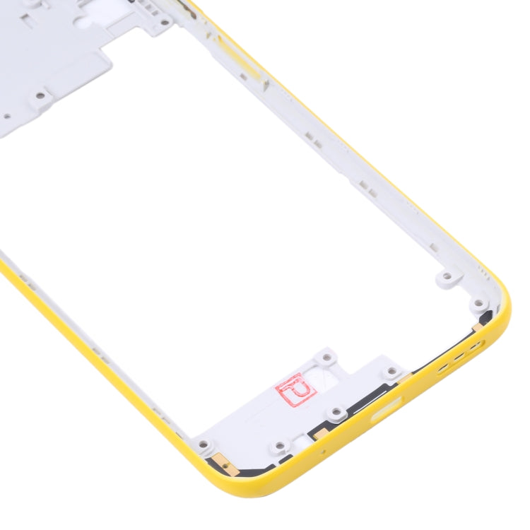 Original Middle Frame Bezel Plate for Xiaomi Poco M3 Pro 5G M2103K19PG M2103K19PI (Yellow) - Frame Bezel Plate by PMC Jewellery | Online Shopping South Africa | PMC Jewellery | Buy Now Pay Later Mobicred