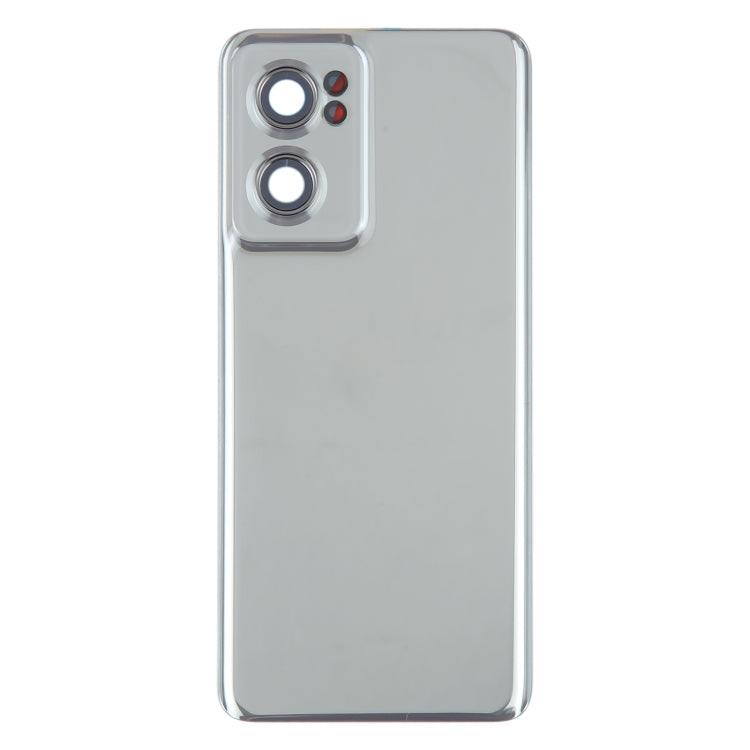 For OnePlus Nord CE 2 5G IV2201 Battery Back Cover(Silver) - Back Cover by PMC Jewellery | Online Shopping South Africa | PMC Jewellery | Buy Now Pay Later Mobicred