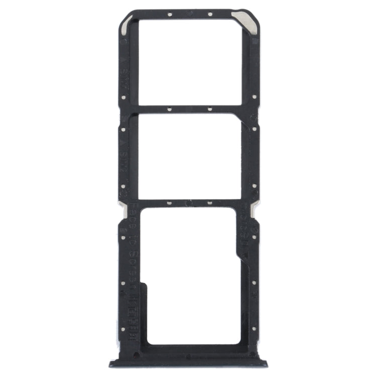 For OPPO Reno5 Lite / Reno5 F / A94 4G SIM Card Tray + SIM Card Tray + Micro SD Card Tray (Black) - Card Socket by PMc TechLife | Online Shopping South Africa | PMc TechLife | Buy Now Pay Later Mobicred