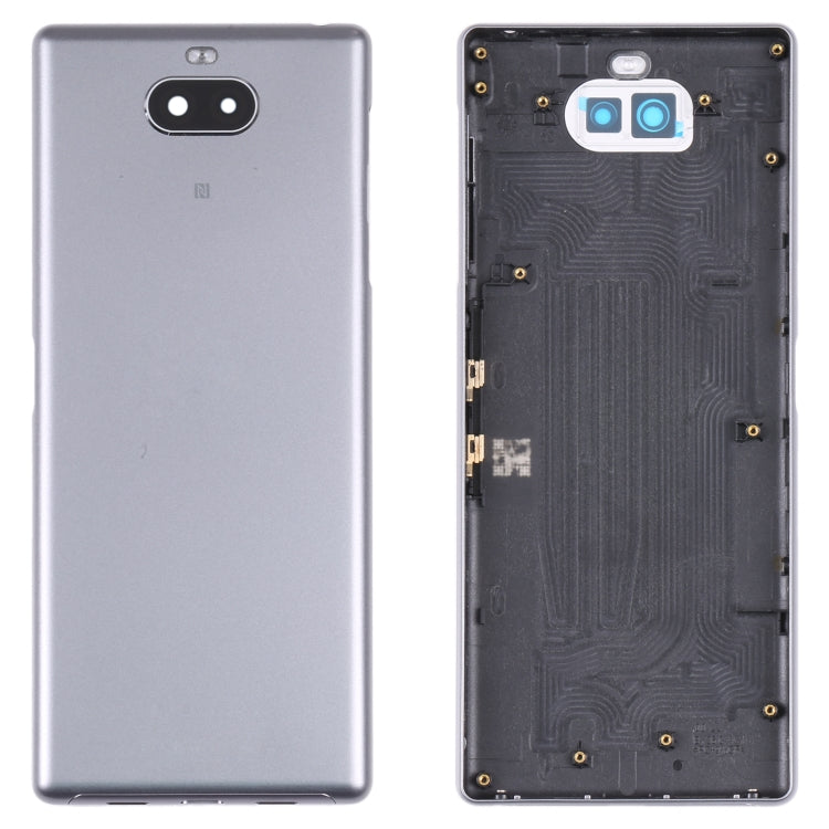 For Sony Xperia 10 Original Battery Back Cover(Silver) - Back Cover by PMC Jewellery | Online Shopping South Africa | PMC Jewellery | Buy Now Pay Later Mobicred