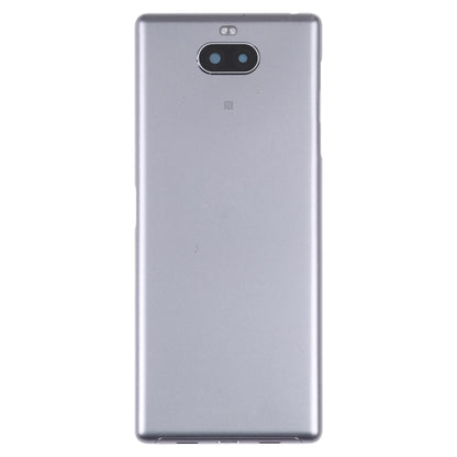 For Sony Xperia 10 Original Battery Back Cover(Silver) - Back Cover by PMC Jewellery | Online Shopping South Africa | PMC Jewellery | Buy Now Pay Later Mobicred