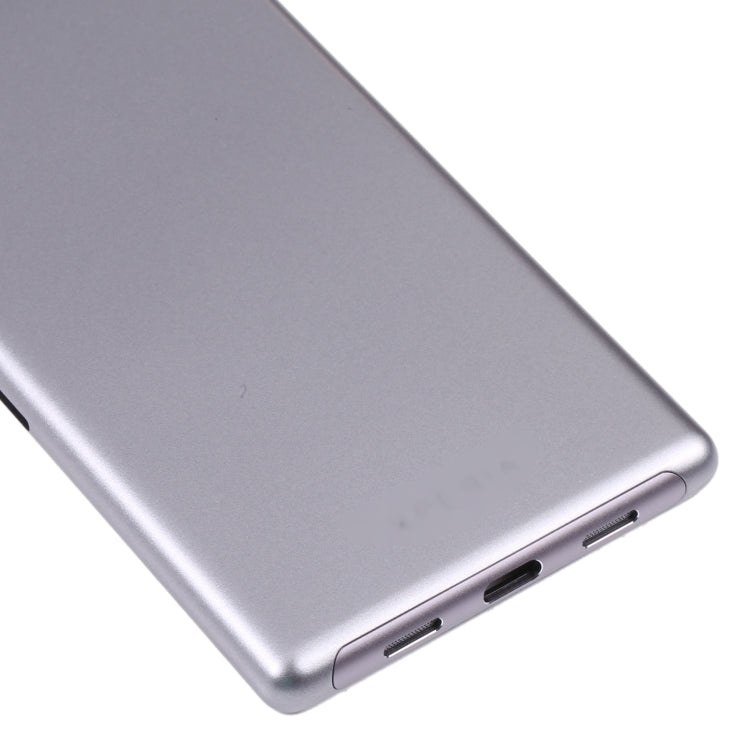 For Sony Xperia 10 Original Battery Back Cover(Silver) - Back Cover by PMC Jewellery | Online Shopping South Africa | PMC Jewellery | Buy Now Pay Later Mobicred