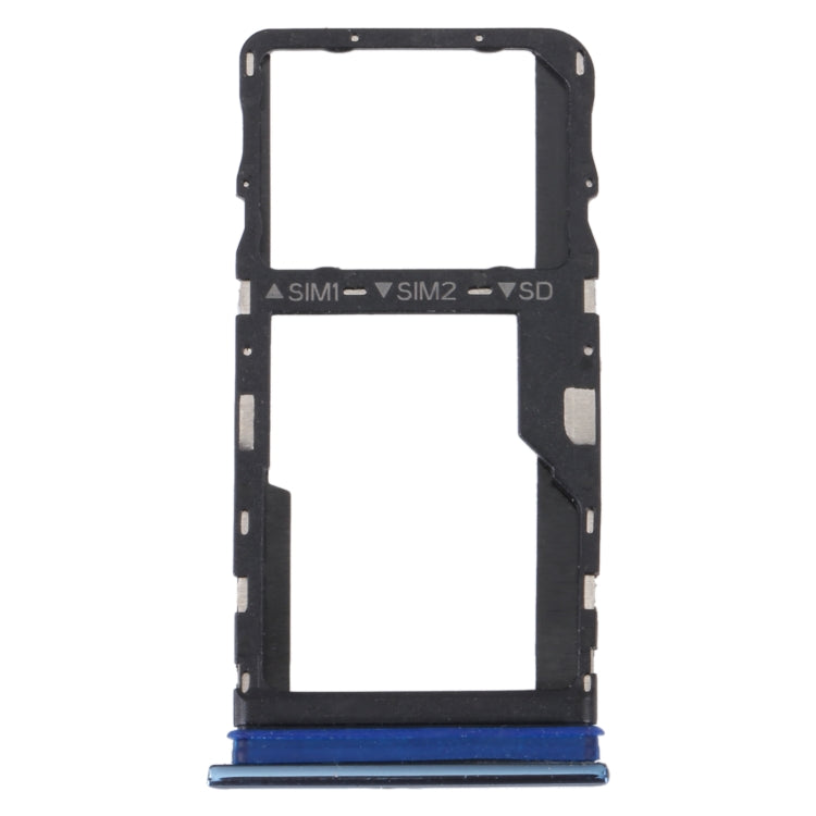 For TCL 30 / 30+ / 30 5G Original SIM Card Tray + Micro SD Card Tray(Blue) - For TCL by PMC Jewellery | Online Shopping South Africa | PMC Jewellery | Buy Now Pay Later Mobicred