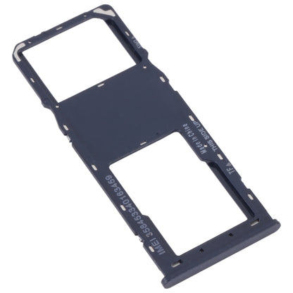 For Alcatel 1V 2021 Original SIM Card Tray + Micro SD Card Tray(Blue) - Card Tray by PMC Jewellery | Online Shopping South Africa | PMC Jewellery | Buy Now Pay Later Mobicred