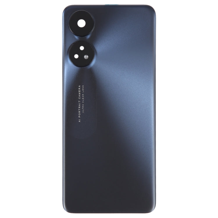 For OPPO Reno8 T 4G Original Battery Back Cover with Camera Lens Cover(Black) - Back Cover by PMC Jewellery | Online Shopping South Africa | PMC Jewellery | Buy Now Pay Later Mobicred