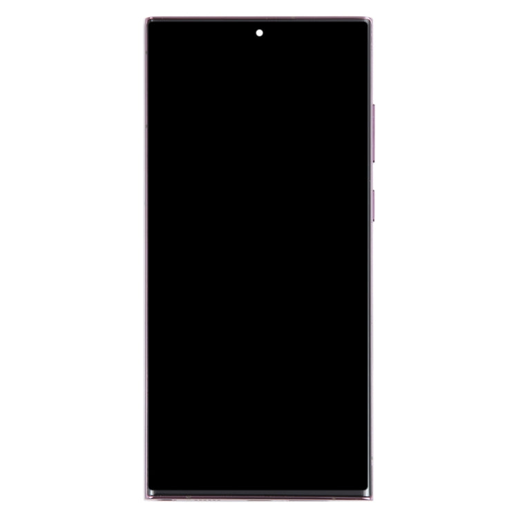 For Samsung Galaxy S22 Ultra 5G SM-S908B EU Edition 6.78 inch OLED  LCD Screen Digitizer Full Assembly with Frame (Purple) - free shipping - PMc TechLife - Order now!
