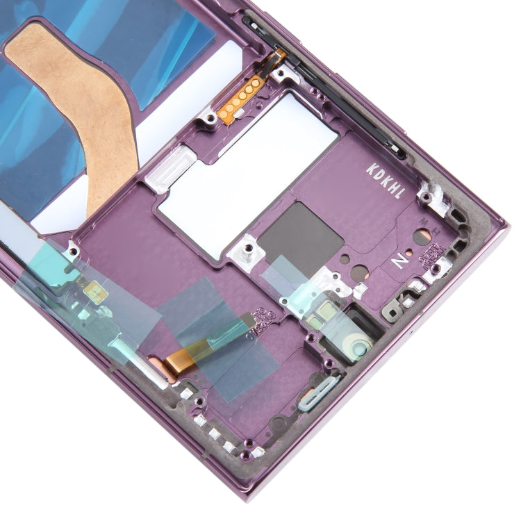 For Samsung Galaxy S22 Ultra 5G SM-S908B EU Edition 6.78 inch OLED  LCD Screen Digitizer Full Assembly with Frame (Purple) - free shipping - PMc TechLife - Order now!