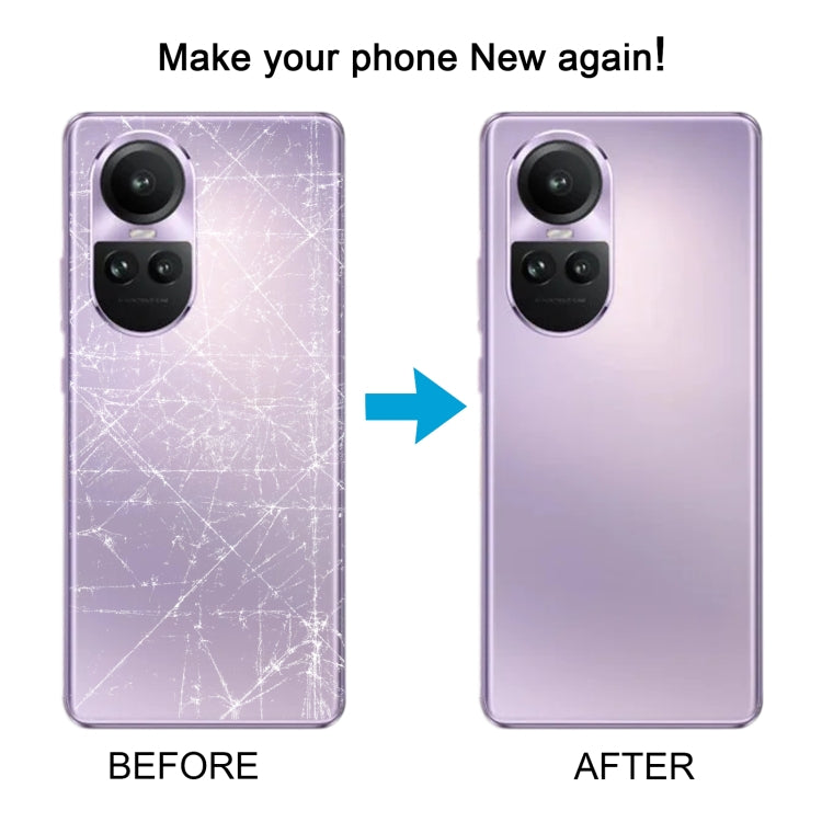 For OPPO Reno10 Pro Global Original Battery Back Cover with Camera Lens Cover(Purple) - Back Cover by PMC Jewellery | Online Shopping South Africa | PMC Jewellery | Buy Now Pay Later Mobicred