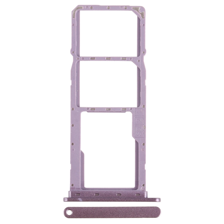 For Nokia 2.4 Original SIM + SIM / Micro SD Card Tray (Purple) - Card Tray by PMC Jewellery | Online Shopping South Africa | PMC Jewellery