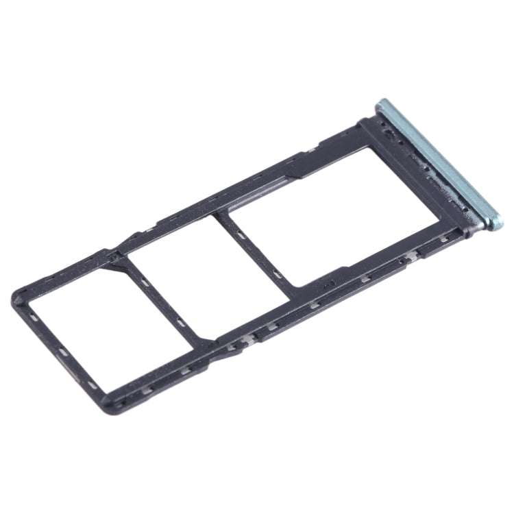 For Infinix Hot 12i X665B SIM Card Tray + SIM Card Tray + Micro SD Card Tray (Green) - Card Tray by PMC TechLife | Online Shopping South Africa | PMC TechLife
