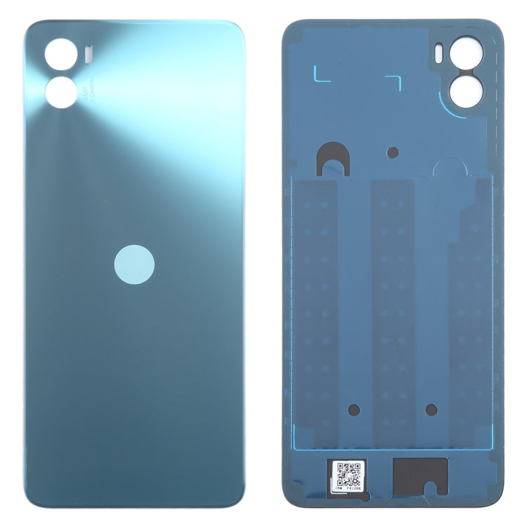 For Motorola Moto E22s Original Battery Back Cover(Blue) - Back Cover by PMC Jewellery | Online Shopping South Africa | PMC Jewellery