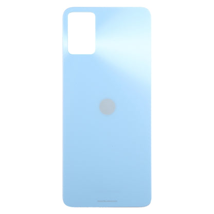 For Motorola Moto E22 Original Battery Back Cover(Light Blue) - Back Cover by PMC Jewellery | Online Shopping South Africa | PMC Jewellery