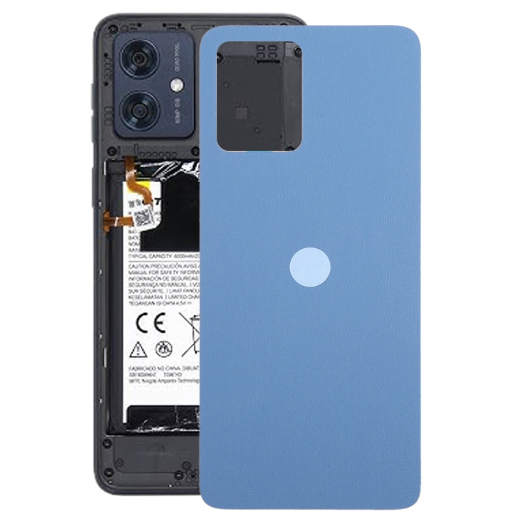 For Motorola Moto G54 Original Battery Back Cover(Blue) - Back Cover by PMC Jewellery | Online Shopping South Africa | PMC Jewellery