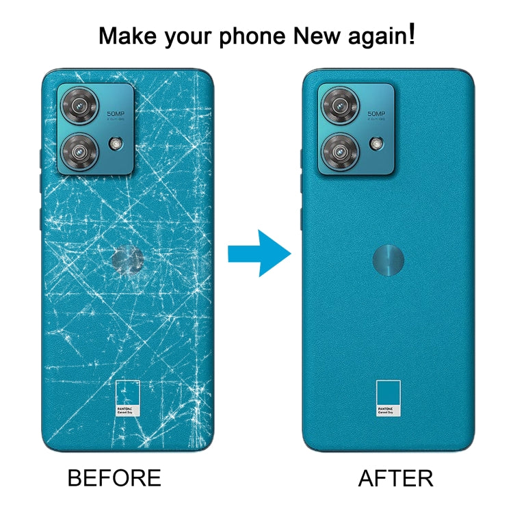 For Motorola Edge 40 Neo Original Battery Back Cover(Blue) - Back Cover by PMC Jewellery | Online Shopping South Africa | PMC Jewellery