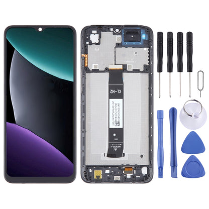 For Xiaomi Poco C51 OEM Material LCD Screen Digitizer Full Assembly with Frame - LCD Screen by PMC Jewellery | Online Shopping South Africa | PMC Jewellery