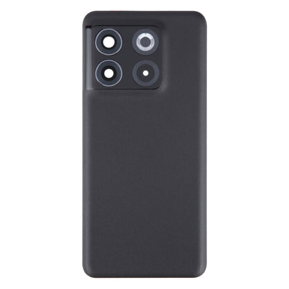 For OnePlus 10T Battery Back Cover with Camera Lens Cover(Black) - Back Cover by PMC Jewellery | Online Shopping South Africa | PMC Jewellery | Buy Now Pay Later Mobicred