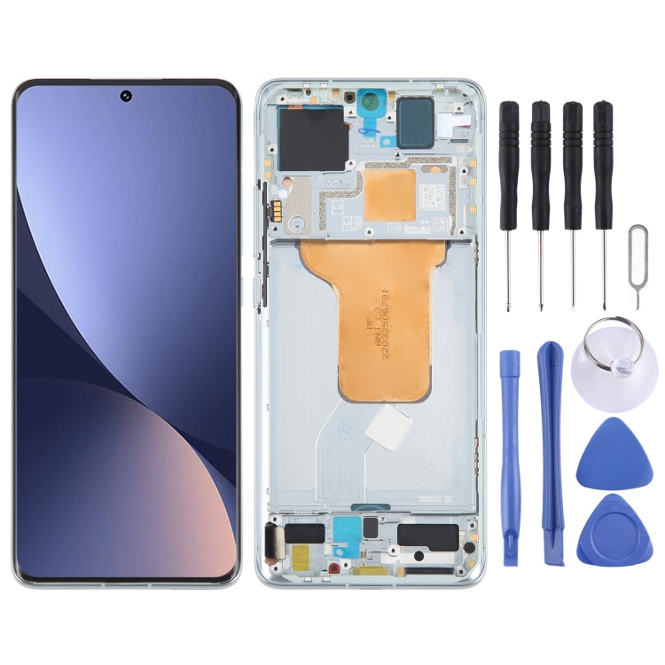 For Xiaomi 12S Original AMOLED Material LCD Screen Digitizer Full Assembly with Frame (Green) - LCD Screen by PMC TechLife | Online Shopping South Africa | PMC TechLife