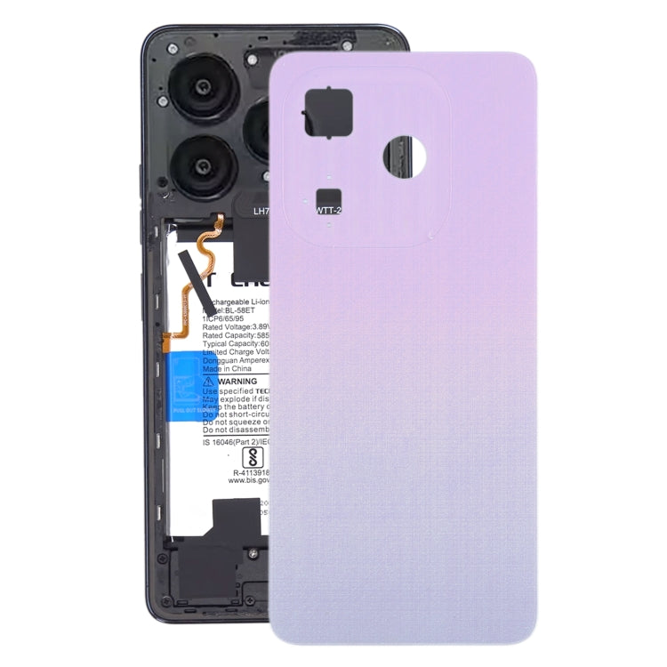 For itel P55 Original Battery Back Cover(Purple) -  by PMC Jewellery | Online Shopping South Africa | PMC Jewellery | Buy Now Pay Later Mobicred