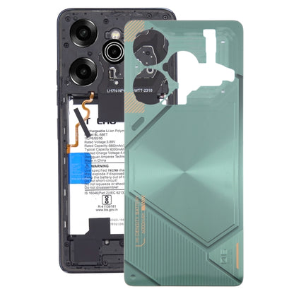 For Tecno Pova 6 Pro Original Battery Back Cover(Green) - Back Cover by PMC Jewellery | Online Shopping South Africa | PMC Jewellery | Buy Now Pay Later Mobicred