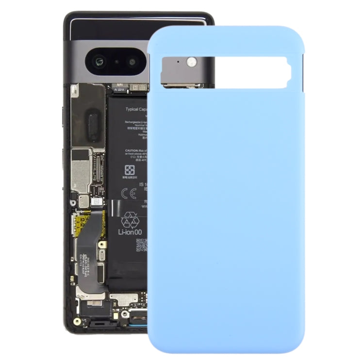 For Google Pixel 8a Original Battery Back Cover(Blue) - Back Cover by PMC Jewellery | Online Shopping South Africa | PMC Jewellery | Buy Now Pay Later Mobicred