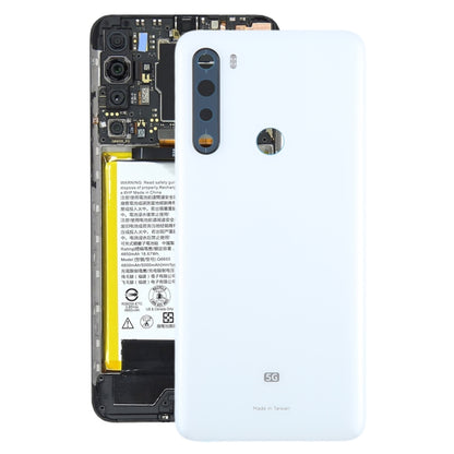 For HTC U20 5G Original Battery Back Cover(White) - Back Cover by PMC Jewellery | Online Shopping South Africa | PMC Jewellery | Buy Now Pay Later Mobicred