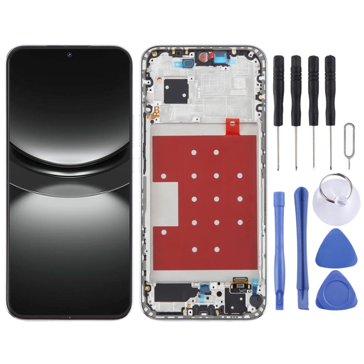 For Huawei Nova 12 Original LCD Screen Digitizer Full Assembly with Frame (Silver) - LCD Screen by PMC Jewellery | Online Shopping South Africa | PMC Jewellery | Buy Now Pay Later Mobicred