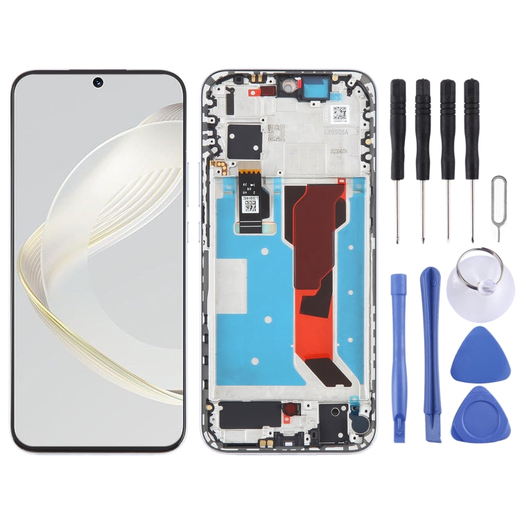 For Huawei nova 11 Original LCD Screen Digitizer Full Assembly with Frame (White) - LCD Screen by PMC Jewellery | Online Shopping South Africa | PMC Jewellery | Buy Now Pay Later Mobicred