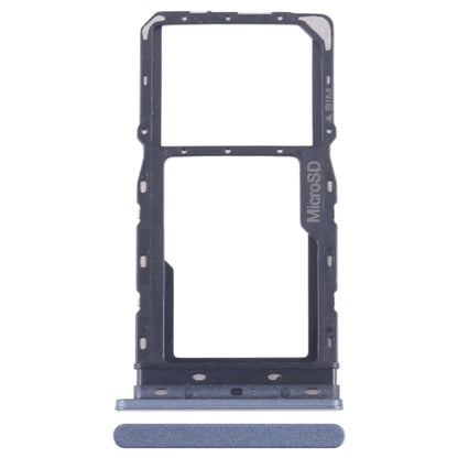 For T-Mobile Revvl 6 SIM Card Tray + Micro SD Card Tray (Blue) - For T-Mobile by PMC Jewellery | Online Shopping South Africa | PMC Jewellery | Buy Now Pay Later Mobicred