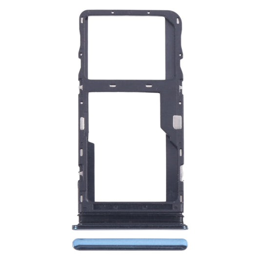 For TCL 20s Original SIM Card Tray + Micro SD Card Tray (Blue) - For TCL by PMC Jewellery | Online Shopping South Africa | PMC Jewellery | Buy Now Pay Later Mobicred