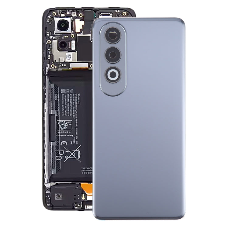 For OnePlus Nord CE4 Original Battery Back Cover with Camera Lens Cover(Grey) - Back Cover by PMC Jewellery | Online Shopping South Africa | PMC Jewellery | Buy Now Pay Later Mobicred