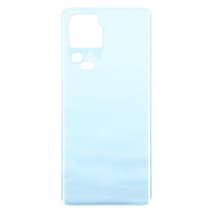 For vivo V30 Pro Battery Back Cover with Camera Lens Cover(Blue) - Back Cover by PMC Jewellery | Online Shopping South Africa | PMC Jewellery | Buy Now Pay Later Mobicred