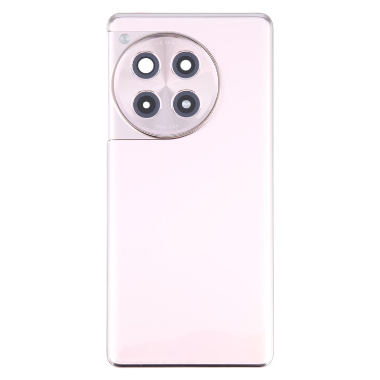 For OnePlus Ace 3 PJE110 Original Glass Battery Back Cover with Camera Lens(Rose Gold) - Back Cover by PMC Jewellery | Online Shopping South Africa | PMC Jewellery | Buy Now Pay Later Mobicred