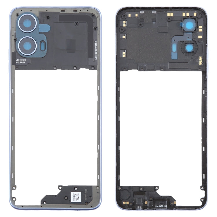 For Motorola Moto G34 Original Middle Frame Bezel Plate (Purple) - Frame Bezel Plate by PMC Jewellery | Online Shopping South Africa | PMC Jewellery | Buy Now Pay Later Mobicred