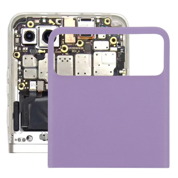 For Motorola Razr 40 Original Upper Part Battery Back Cover (Purple) - Back Cover by PMC Jewellery | Online Shopping South Africa | PMC Jewellery | Buy Now Pay Later Mobicred