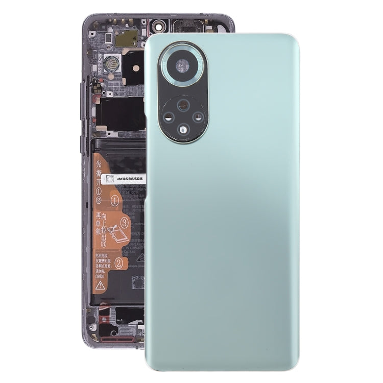 For Huawei Nova 9 Battery Back Cover with Camera Lens(Green) - Back Cover by PMC Jewellery | Online Shopping South Africa | PMC Jewellery | Buy Now Pay Later Mobicred