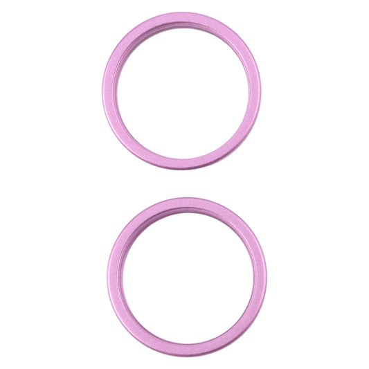 For iPhone 16 Plus 2pcs/set Rear Camera Glass Lens Metal Outside Protector Hoop Ring (Purple) -  by PMC Jewellery | Online Shopping South Africa | PMC Jewellery | Buy Now Pay Later Mobicred