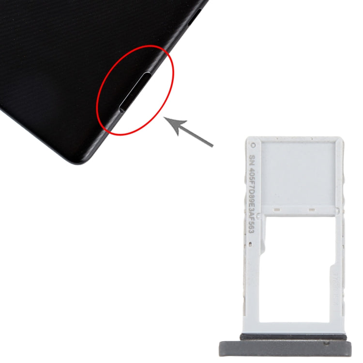 For TCL Tab 10s 4G Original Micro SD Card Tray (Black) - For TCL by PMc TechLife | Online Shopping South Africa | PMc TechLife | Buy Now Pay Later Mobicred