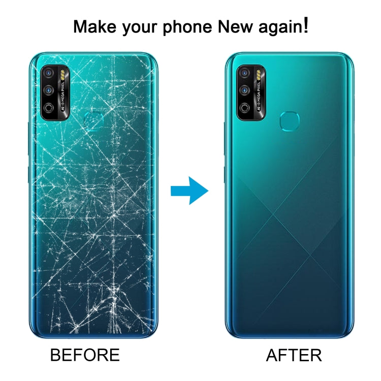 For Infinix Hot 9 Play X680 Original Battery Back Cover(Blue) - Back Cover by PMc TechLife | Online Shopping South Africa | PMc TechLife | Buy Now Pay Later Mobicred