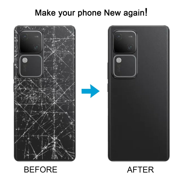 For vivo S18 5G Original Battery Back Cover with Camera Lens Cover(White) - Back Cover by PMC TechLife | Online Shopping South Africa | PMC TechLife | Buy Now Pay Later Mobicred