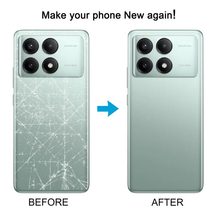 For Xiaomi Redmi K70 OEM Battery Back Cover(White) - Back Cover by PMc TechLife | Online Shopping South Africa | PMc TechLife | Buy Now Pay Later Mobicred