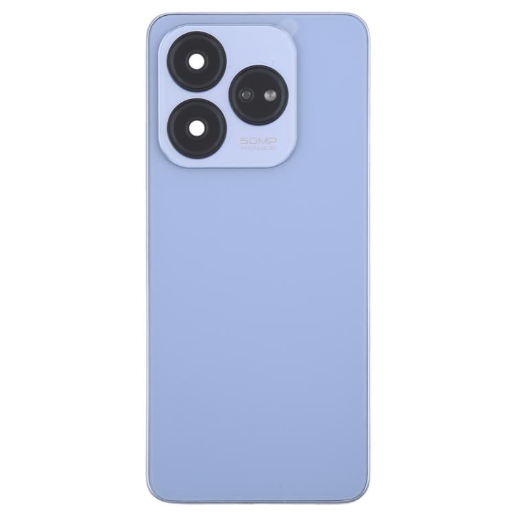 For ZTE Axon 60 Lite Z2356 Glass Battery Back Cover with Middle Frame / Camera Lens Cover(Purple) - For ZTE by PMC TechLife | Online Shopping South Africa | PMC TechLife | Buy Now Pay Later Mobicred