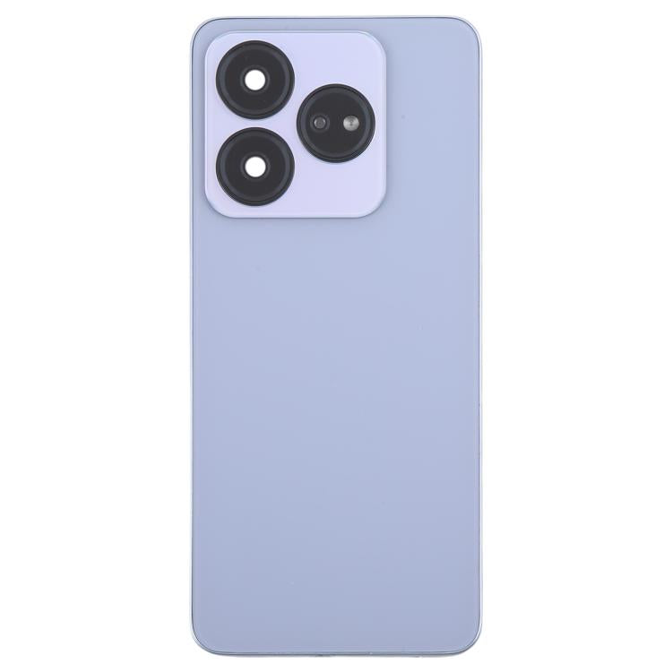 For ZTE Axon 60 Lite Z2356 Glass Battery Back Cover with Middle Frame / Camera Lens Cover(Purple) - For ZTE by PMC TechLife | Online Shopping South Africa | PMC TechLife | Buy Now Pay Later Mobicred