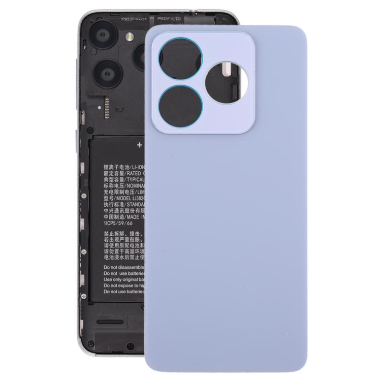 For ZTE Blade V60 Design Z2350 Glass Battery Back Cover with Adhesive(Purple) - For ZTE by PMC TechLife | Online Shopping South Africa | PMC TechLife | Buy Now Pay Later Mobicred