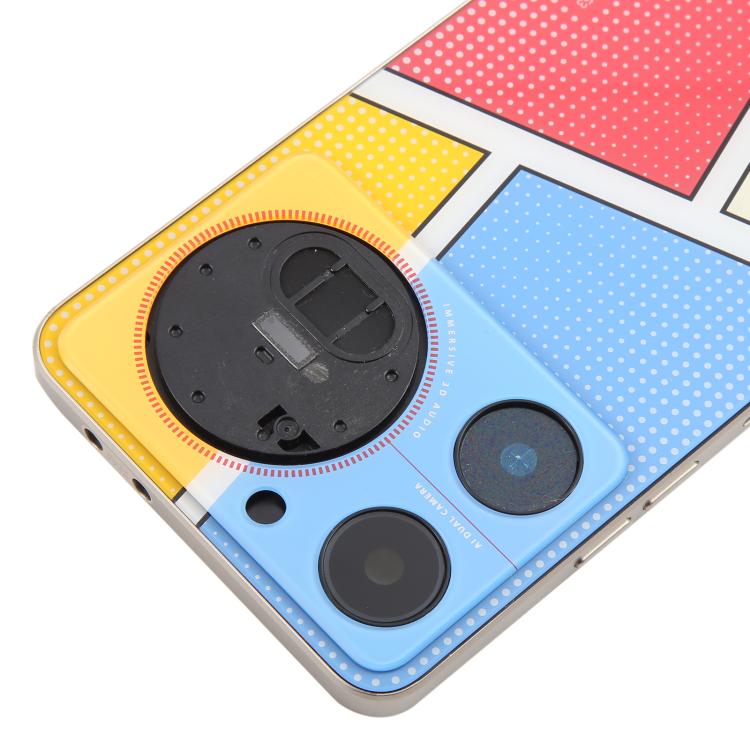 For ZTE nubia Music Z2353 Glass Battery Back Cover with Middle Frame / Camera Lens Cover(Multicolour) - For ZTE by PMC TechLife | Online Shopping South Africa | PMC TechLife | Buy Now Pay Later Mobicred