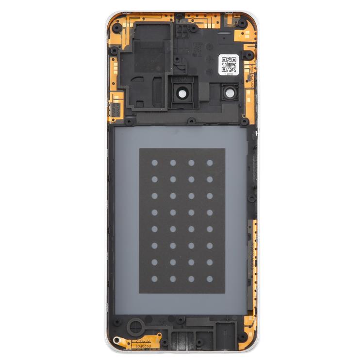 For ZTE Blade A75 5G Z2357N / Blade V60 Smart Glass Battery Back Cover with Middle Frame / Camera Lens Cover(Green) - For ZTE by PMC TechLife | Online Shopping South Africa | PMC TechLife | Buy Now Pay Later Mobicred