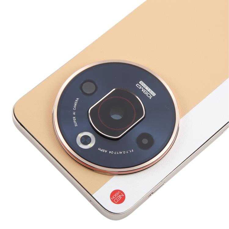 For ZTE nubia Focus Pro Z2351N Leather Battery Back Cover with Middle Frame / Camera Lens Cover(Gold) - For ZTE by PMC TechLife | Online Shopping South Africa | PMC TechLife | Buy Now Pay Later Mobicred