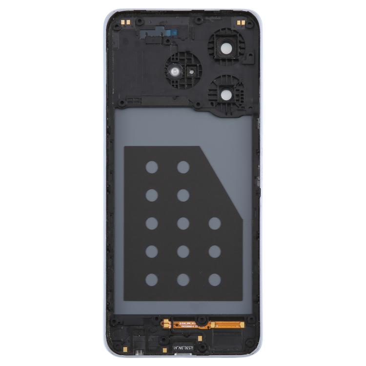 For ZTE Blade V60 Design Z2350 Glass Battery Back Cover with Middle Frame / Camera Lens Cover(Purple) - For ZTE by PMC TechLife | Online Shopping South Africa | PMC TechLife | Buy Now Pay Later Mobicred